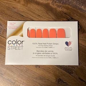 Color Street 100% real nail polish strips in Caribbean Coral